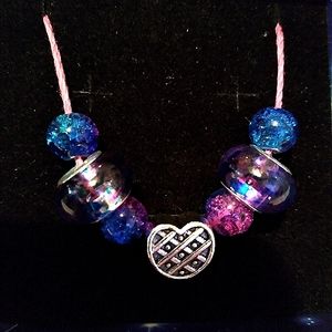 Handmade Glass Beaded Necklace